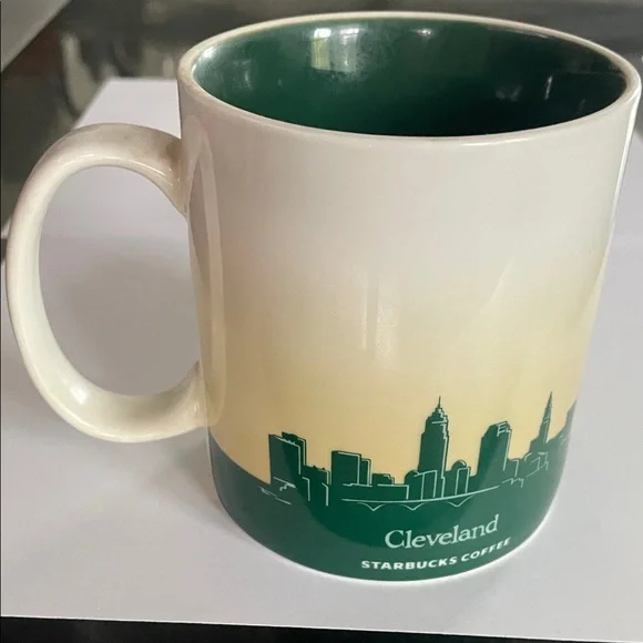 Starbucks Cleveland Mug - Cream and Green - Global - Picture 2 of 8